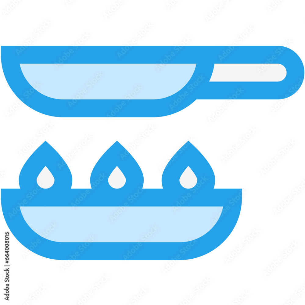 Food pan Vector Icon Design Illustration Food pan Vector Icon Design Illustration