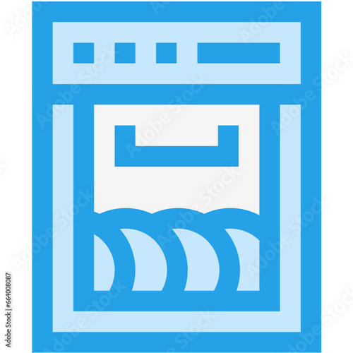 Dishwashing Vector Icon Design Illustration