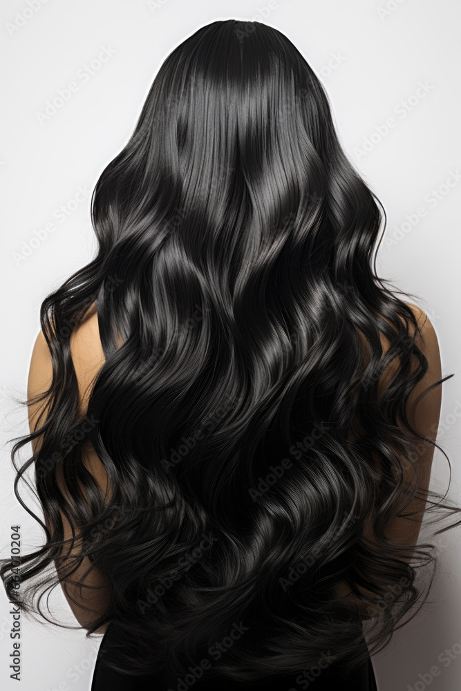 Fototapeta premium Schwarze Haare