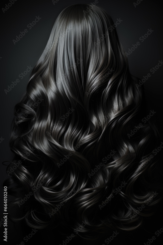 Fototapeta premium Schwarze Haare