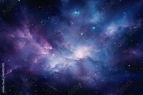 Cosmic galaxy backdrop with shimmering stars and beautiful nebulae.