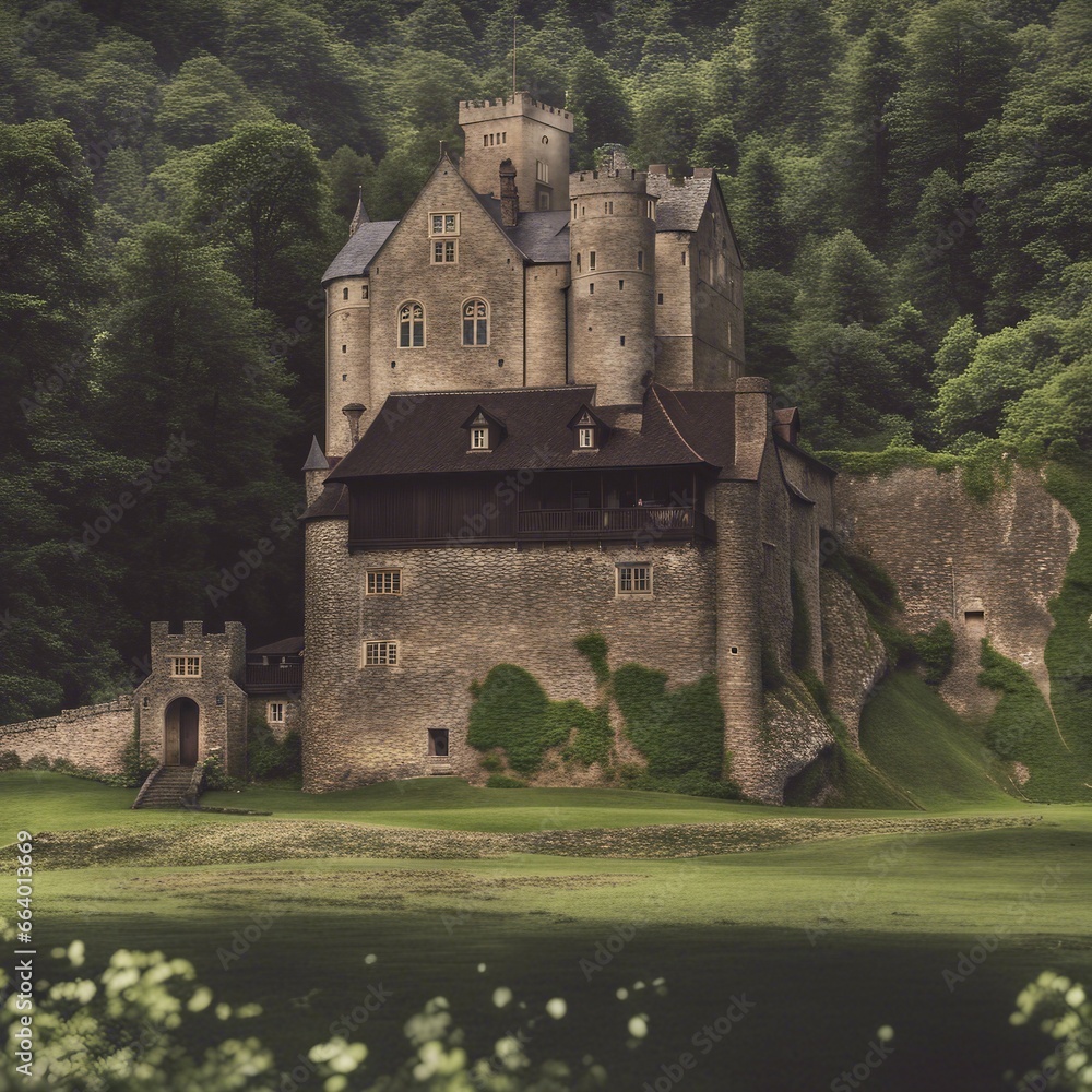 castle royal illustration background castle royal illustration background