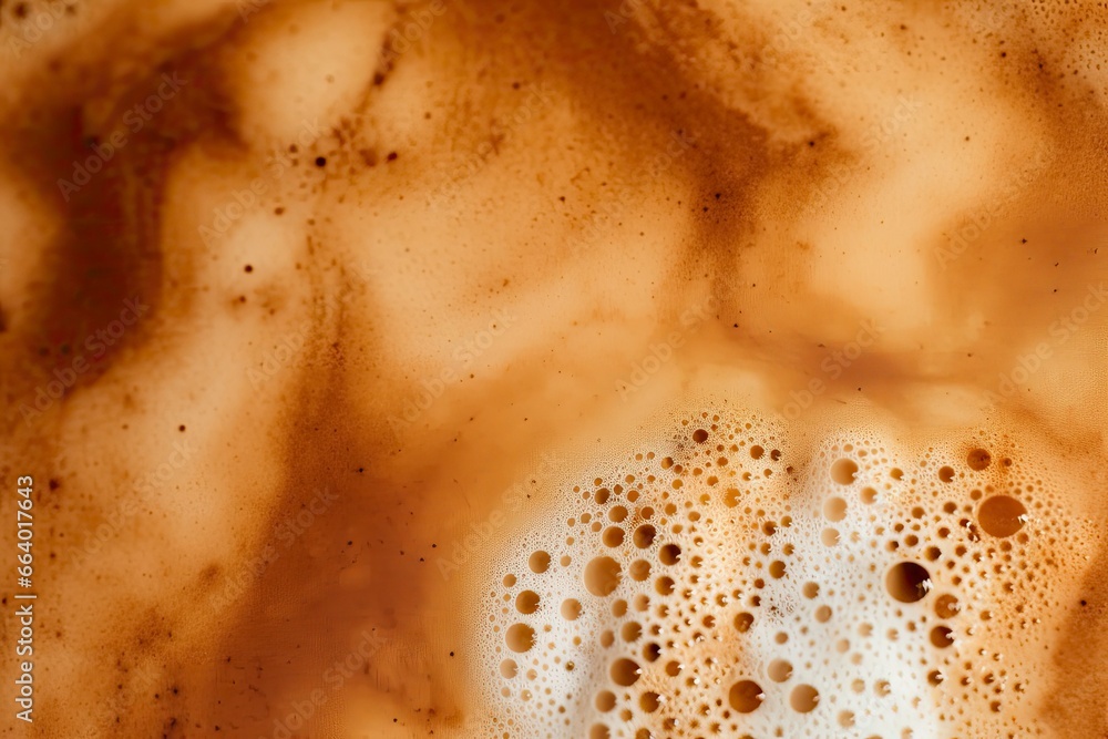 Coffee foam texture. Coffee foam texture.