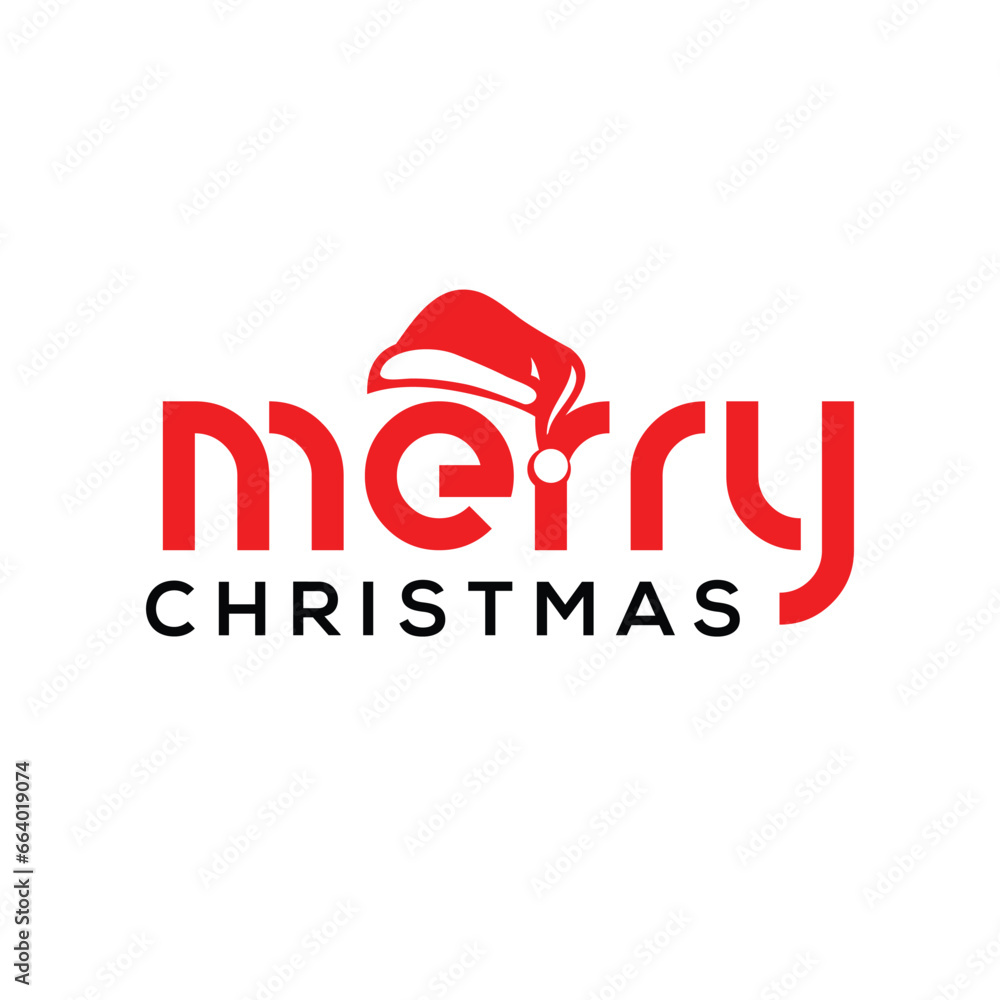 Fototapeta premium Merry Christmas Text