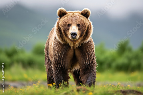 Brown bear in the wild