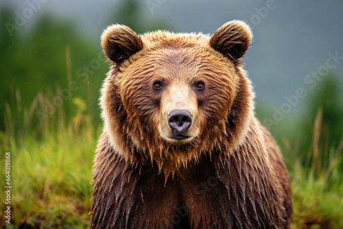 Brown bear in the wild