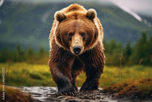 Brown bear in the wild © Veniamin Kraskov