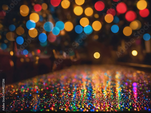 The postcard background is a bright image of multicolored specks of sparklers dancing and twinkling on the canvas of my vision of Christmas night