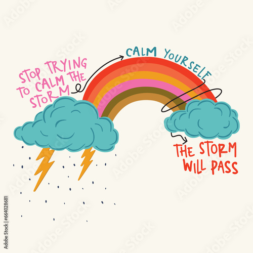 this storm will pass rainbow quote