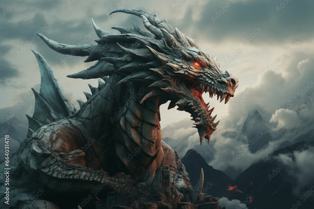 Dragon Breathing Fire At Knight In Armour Holding Up Shield Near Stone Castle Fire Breathing Dragon Flying Low and Attacking Knights In Desert
Dragon Breathing Fire At Knight In Armour Holding Up Shield Near Stone Castle Fire Breathing Dragon Flying Low and Attacking Knights In Desert