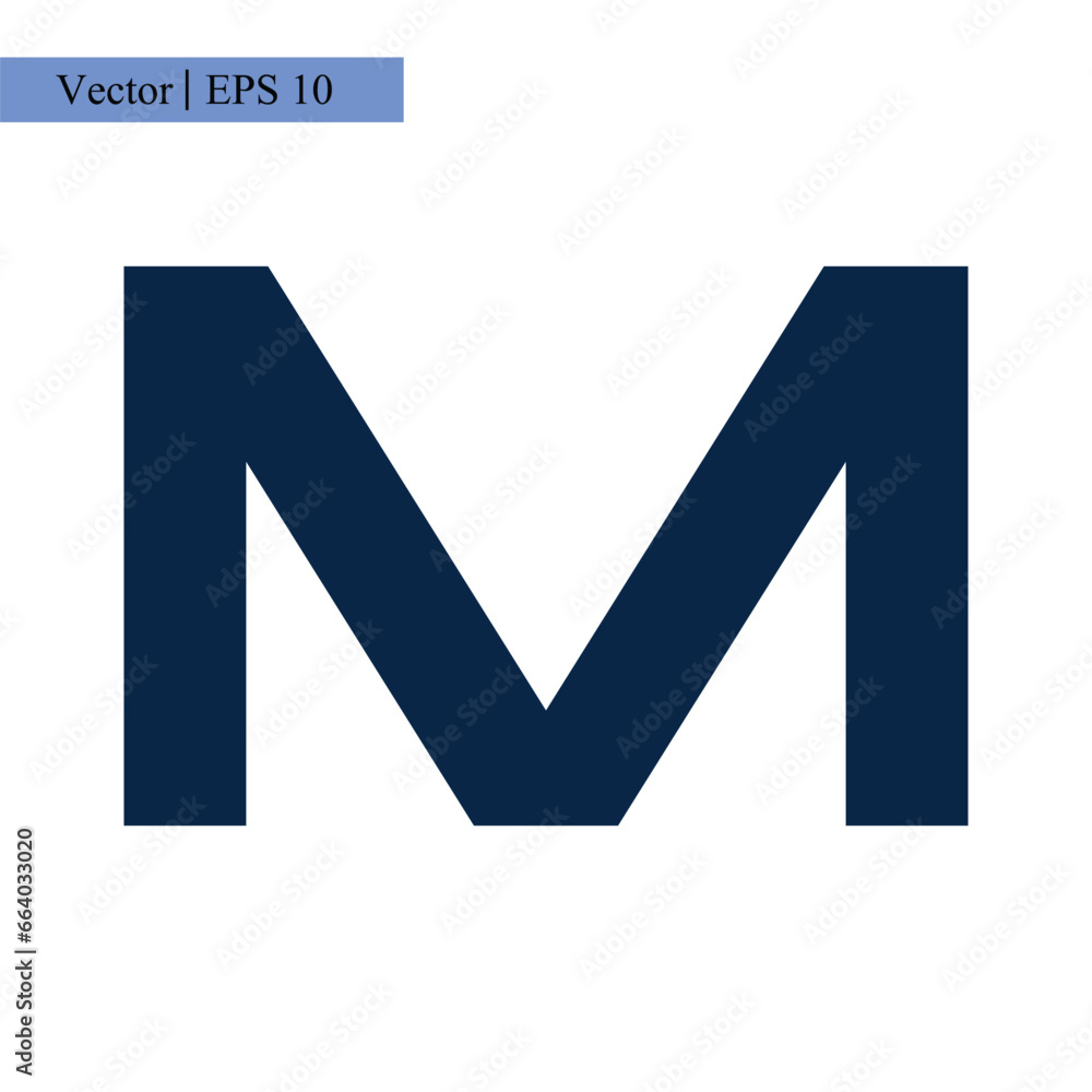 Letter M icon logo design vector template illustration Letter M icon logo design vector template illustration