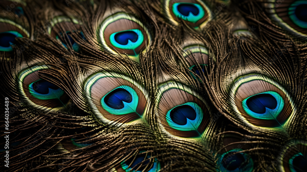 Fototapeta premium Peacock background