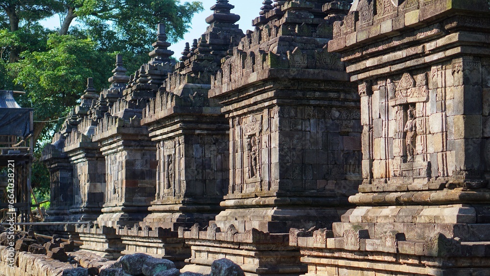 View of Plaosan Temple, also known as the View of Plaosan Temple, also known as the