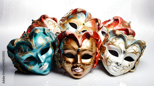 Venetian carnival mask photo