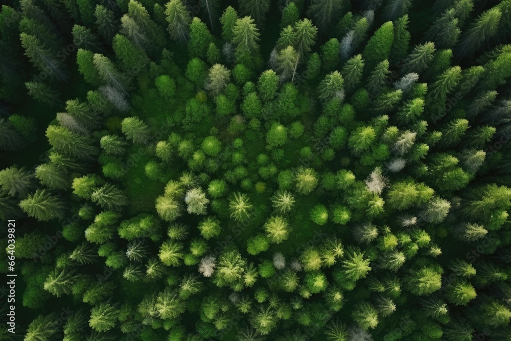 Green Forest top view