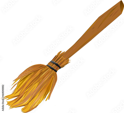 Magic Broom - witch , great for website, email, greeting card, presentation, postcard, book, t-shirt, sweatshirt, sticker, book, printables, sublimation, cricut, silhouet
