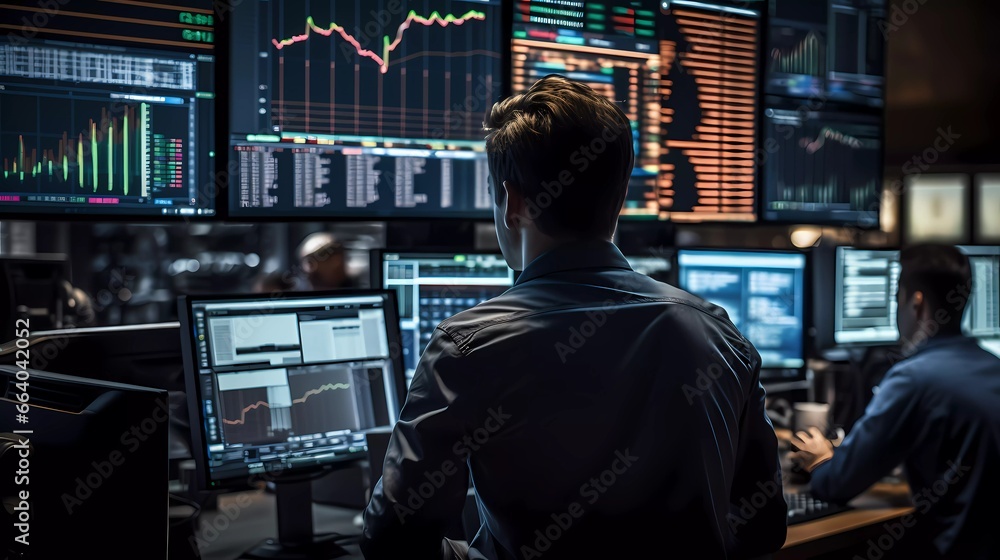 Financial Pulse: Traders in Action Amidst Real-Time Stock Market Data Financial Pulse: Traders in Action Amidst Real-Time Stock Market Data