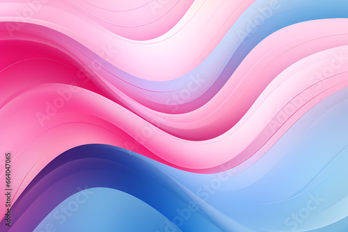 Colorful motion elements with pink and blue colors. Abstract wave background