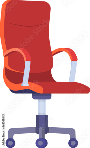 red office chair i