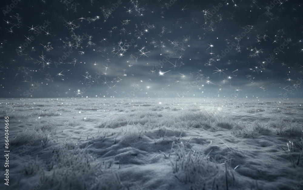 winter landscape with falling snow winter landscape with falling snow
