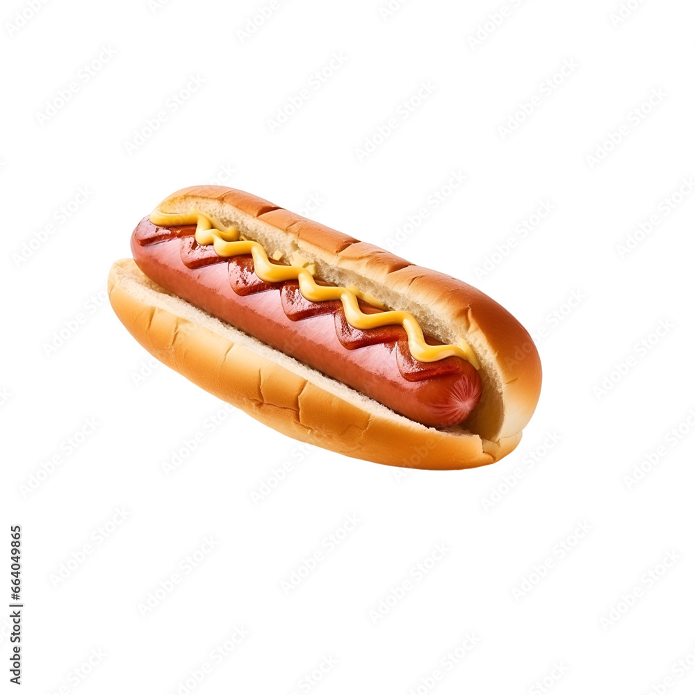 hot dog with mustard hot dog with mustard