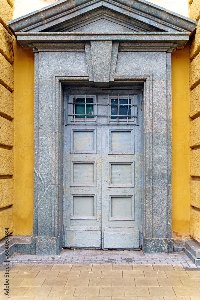 Fototapeta premium Old doors with granite surroundings