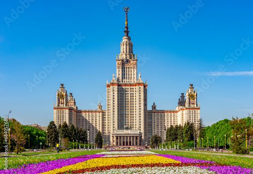 Lomonosov Moscow State University on Sparrow hills, Moscow, Russia