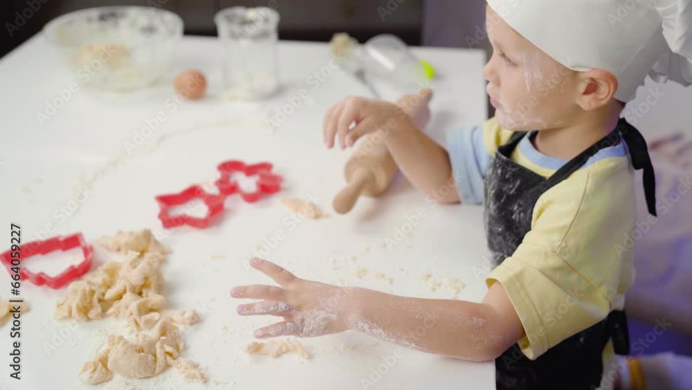 Dirty Child at the Table Kneads Dough Dirty Child at the Table Kneads Dough