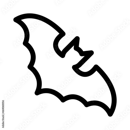 Bats icon on White Background. Halloween line icons collection. Vector illustration.