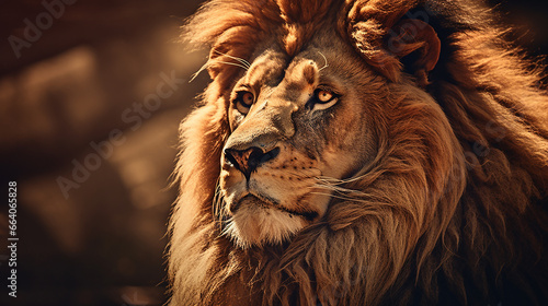 leão magestoso animal de poder 