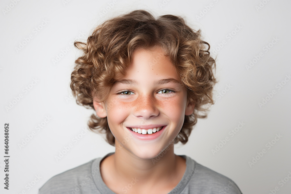Closeup healthy teeth of a teen Closeup healthy teeth of a teen