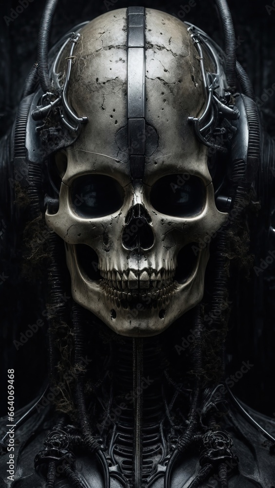 Skull biomechanical style Skull biomechanical style