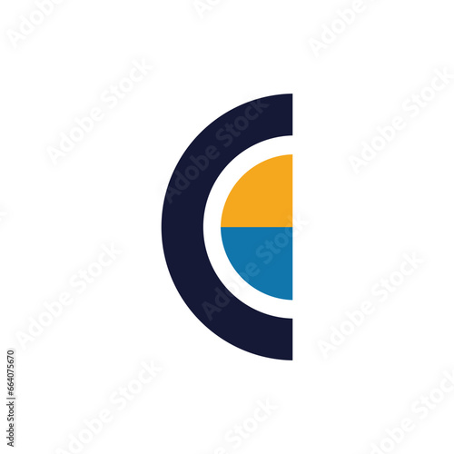 Free Download Letter C design element icon with creative modern concept - GFXLoad