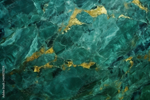 Abstract green patterned marble