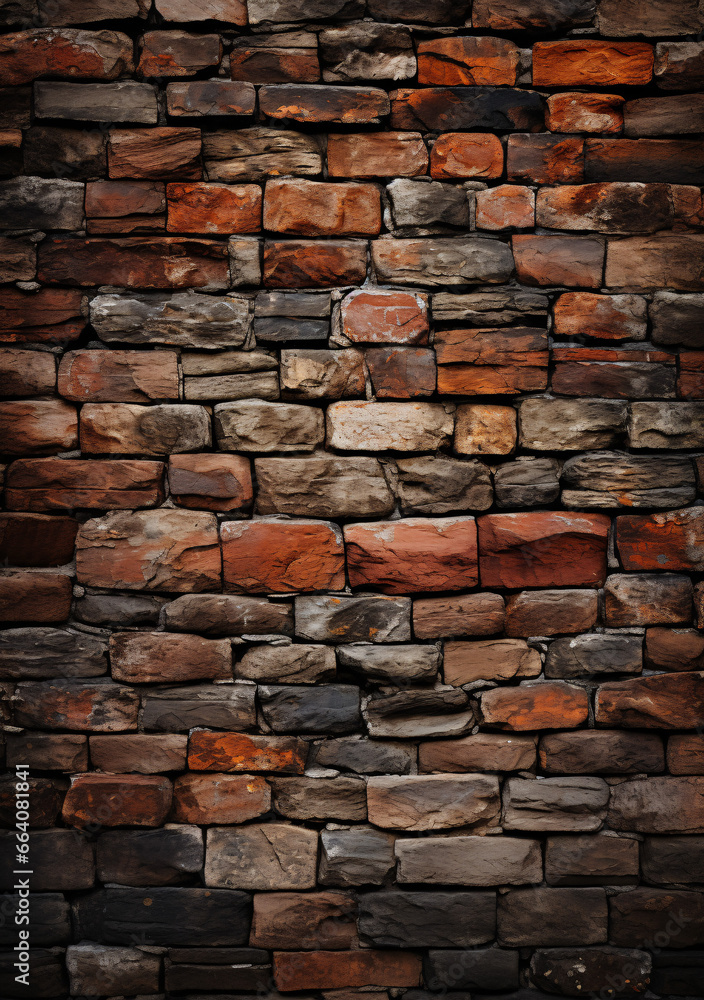 Fototapeta premium photo of a brick wall Fuji XH-2