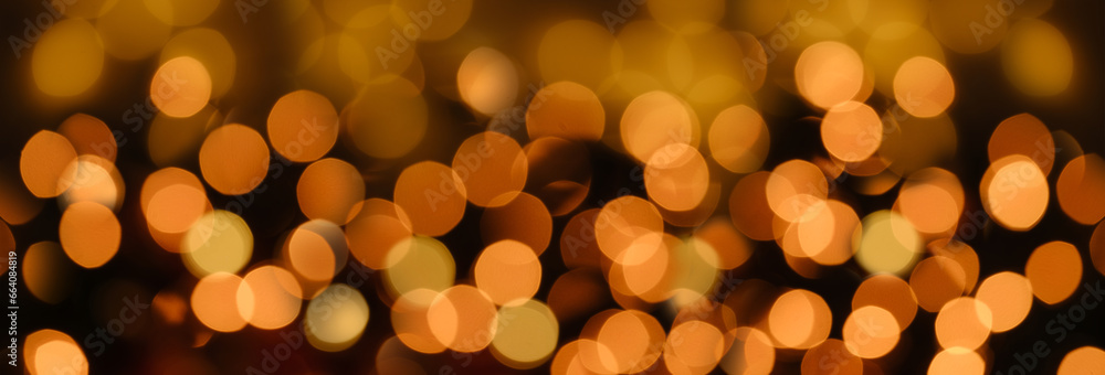 orange background colored blur texture bokeh, round defocused abstract christmas, wedding wallpaper, create festive atmosphere, basis for designer - obrazy, fototapety, plakaty 