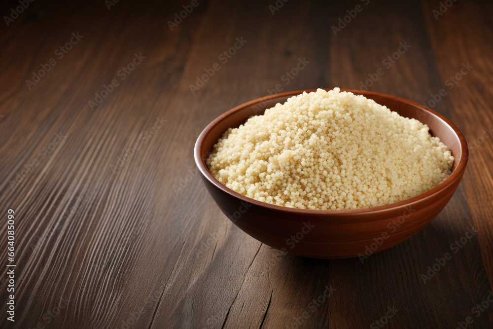 A Bowl of Quinoa with Space for Copy