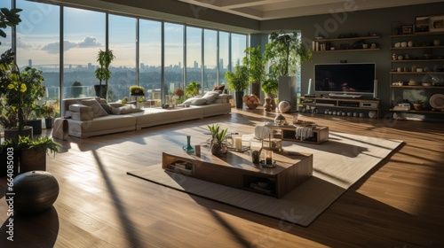 interior design of a modern living room