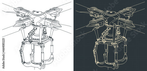 Main helicopter rotor blueprints