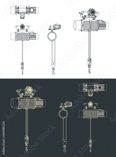 Monorail hoist blueprints