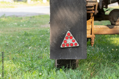 Εκτύπωση καμβά Truck rear reflector