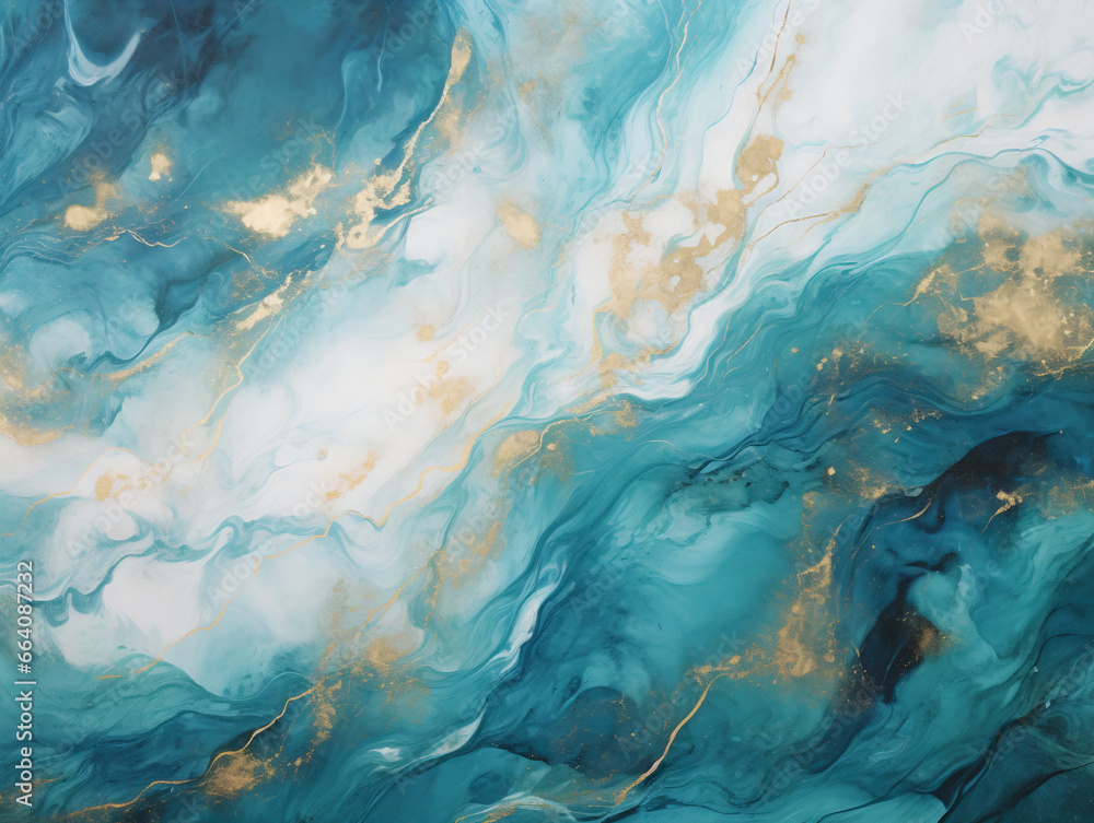 Abstract ocean and swirls of marble calm and peaceful background