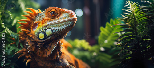 photograph of an iguana