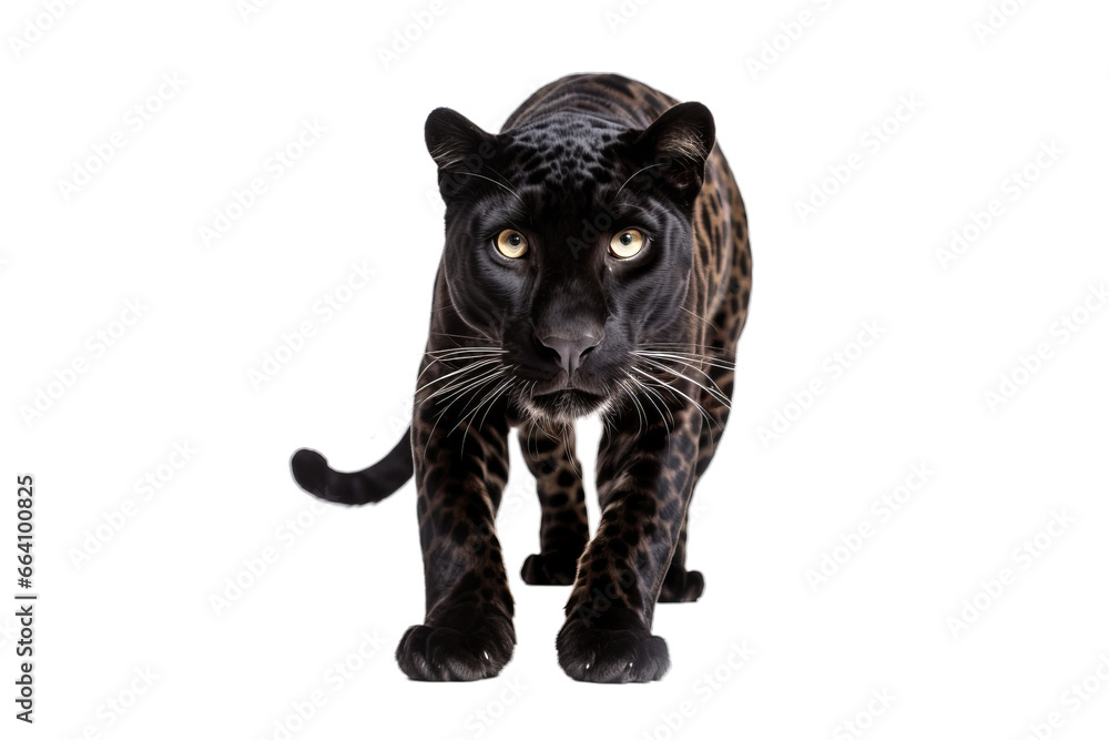 black panther isolated black panther isolated