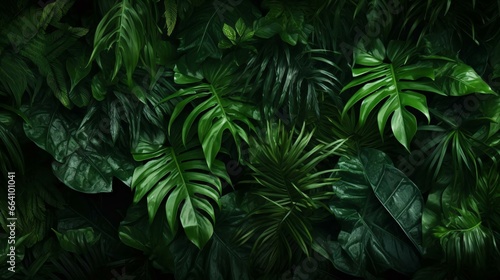 a group of green plants photo