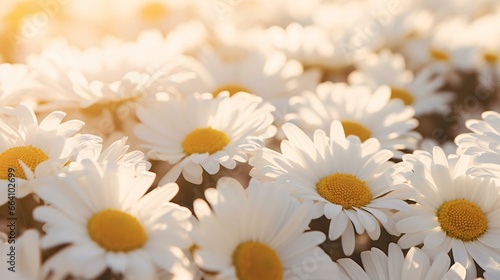 a group of white flowers