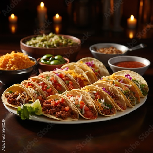  Vielfalt von Tacos  Entdecken Sie eine Welt des Geschmacks in zahlreichen Taco-Varianten und kulinarischen Kreationen. 