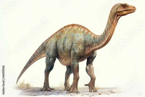 Picture of a Corythosaurus. Generative AI © Haruki