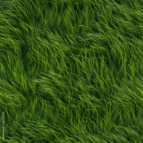 Green meadow seamless texture pattern of grass