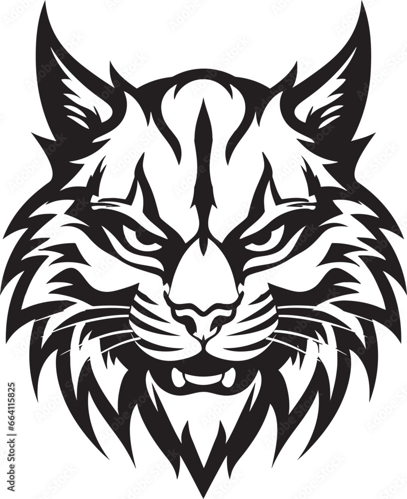 Bobcat Vector Design A Wild Predator Animal in a Vector Illustration Format Bobcat Wild Predator Animal Vector Design A Feral Cat with a Wild Spirit Bobcat Vector Design A Wild Predator Animal in a Vector Illustration Format Bobcat Wild Predator Animal Vector Design A Feral Cat with a Wild Spirit